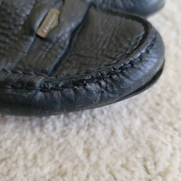 COACH Nicola Leather Penny Loafer Size 6  in Black - Picture 3 of 10